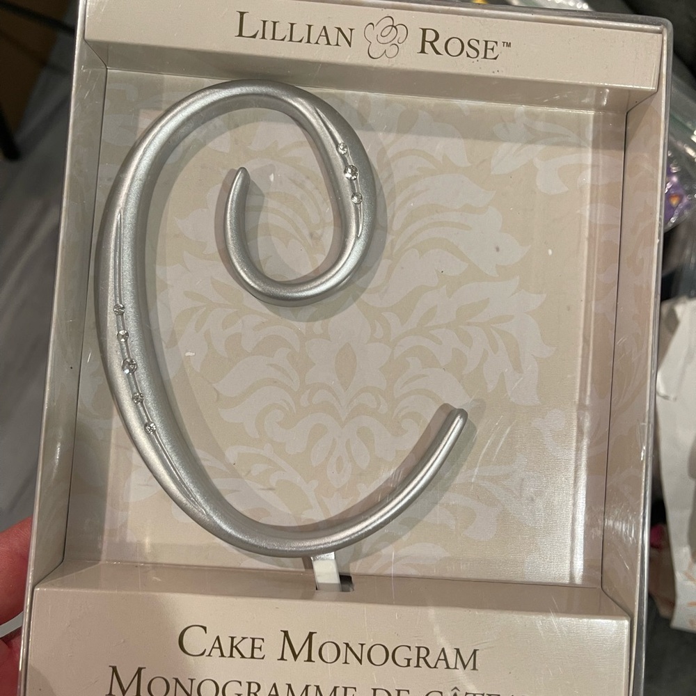 NEW in Box - Cake topper - C